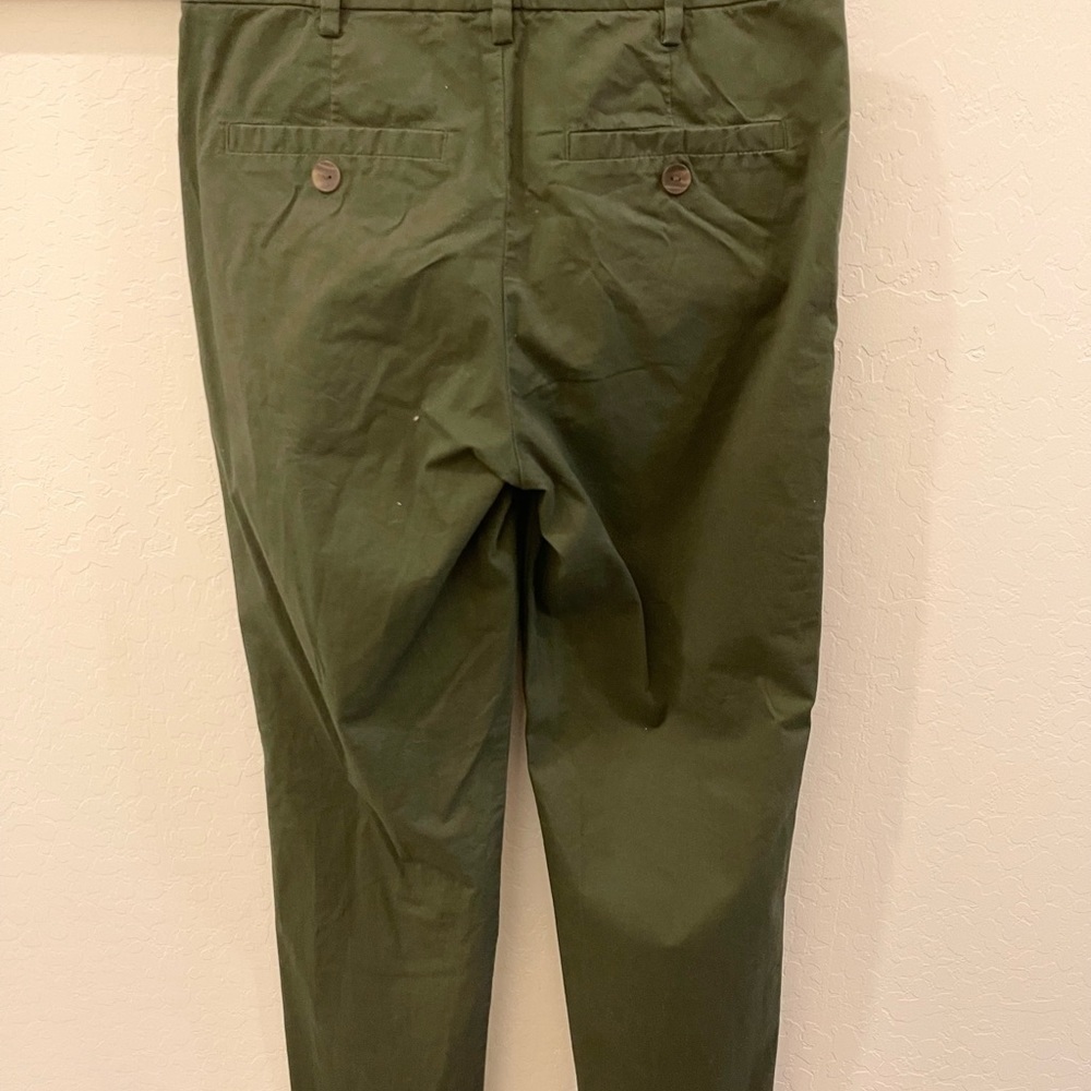 H&M olive green chinos size 4 - Picture 3 of 5
